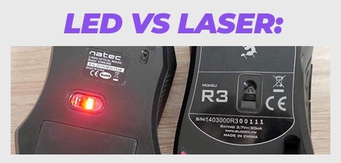 Gaming-Maus mit LED oder Laser - Was ist besser?