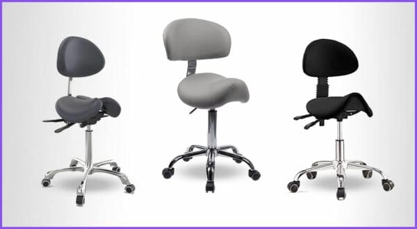 Die besten 3 Schreibtisch Sattelstühle mit Rückenlehne